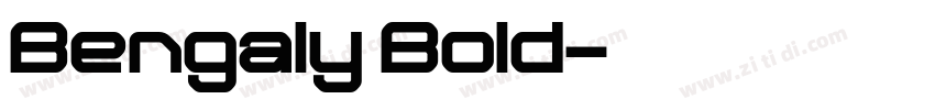 Bengaly Bold字体转换